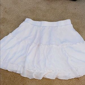 White skirt